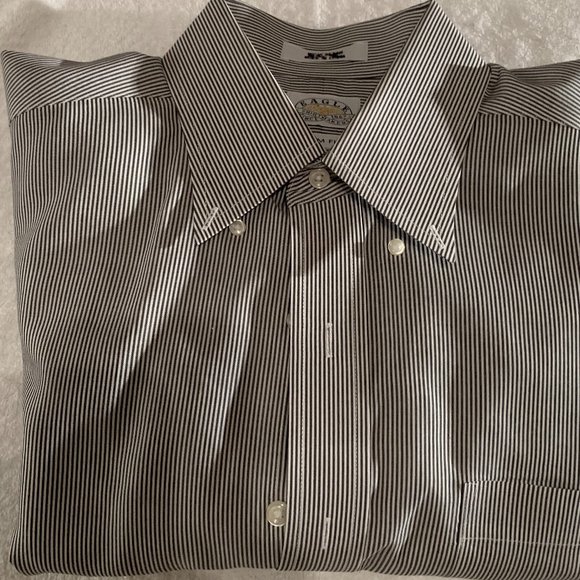 Men’s Slim Fit Dress Shirt 16 by Eagle - Picture 1 of 6